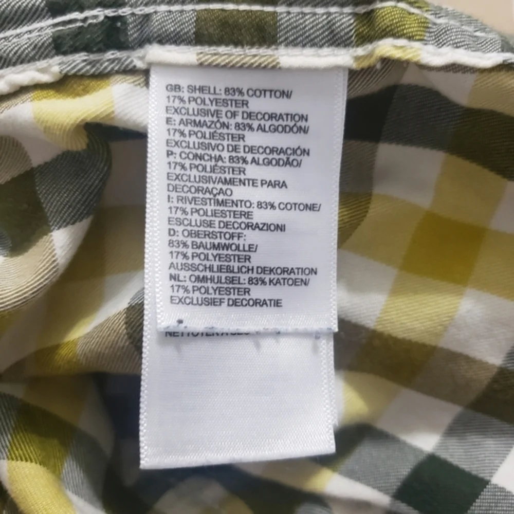 The North Face‎ Men's Plaid Checks Button-up Long Sleeve Size Medium
